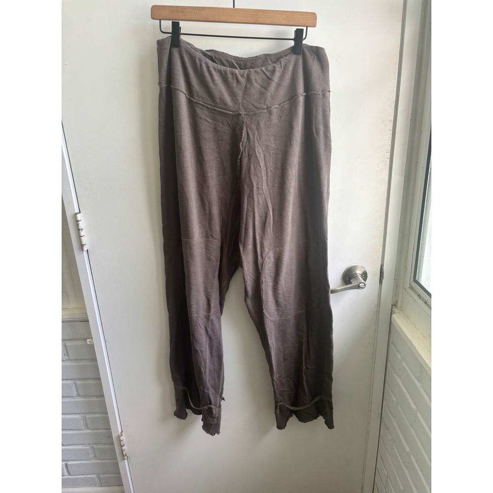 Intimately Free People Knit Wide Leg‎ Lounge Pants medium boho minimalist luxury